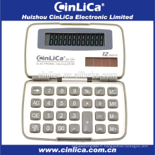 Calculatrice de poche miniature et blanche promotionnelle JS-12H